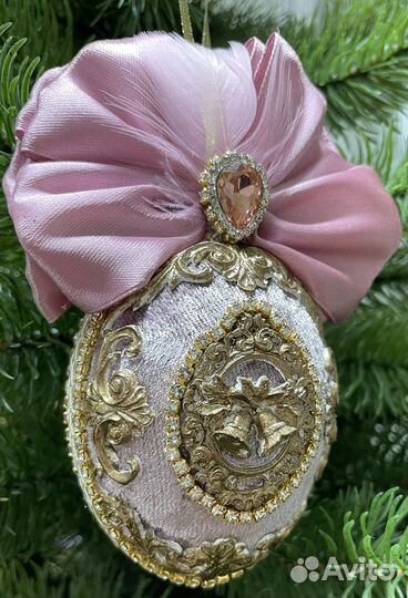 Бархатные елочные игрушки