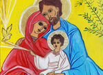 Картина (наивная икона) Святое Семейство