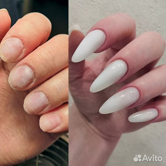 Модель на маникюр и наращивание