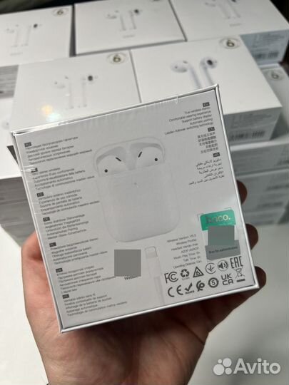 Беспроводные наушники Airpods 2 премиум Hoco ew41