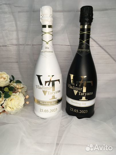 Свадебные бутылки
