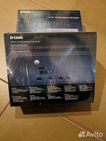 Новый Коммутатор D-link DES-1005P