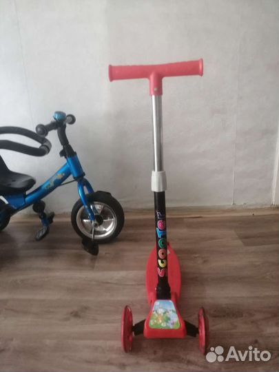Самокат детский трехколесный