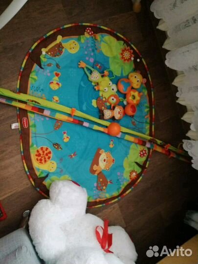 Развивающий коврик TinyLove+стульчик для купания