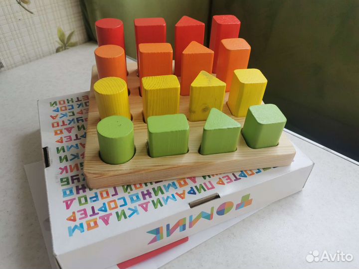 Развивающие игрушки сортер деревянный