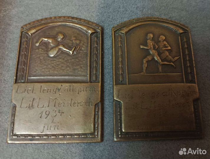 Жетоны бронзовые 30х годов