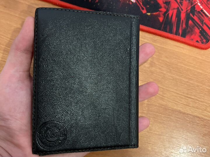 Обложка для автодокументов натуральная кожа