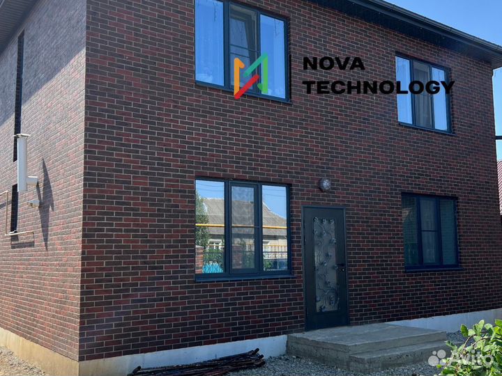 Гибкий кирпич на сетке