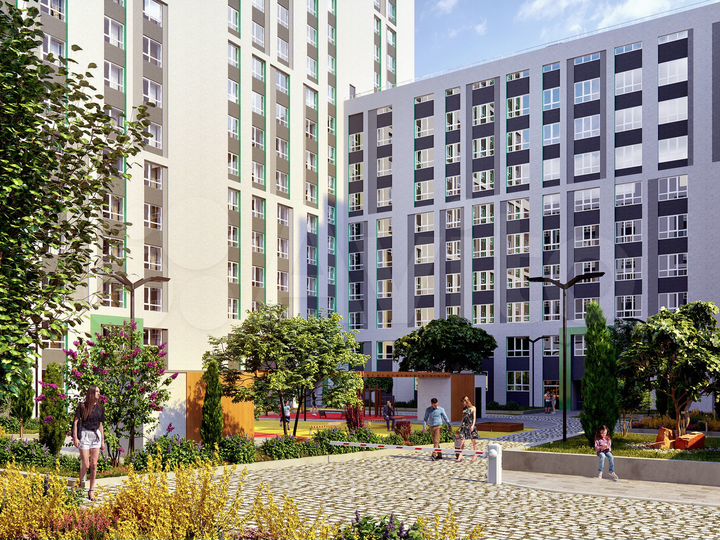 1-к. квартира, 44,1 м², 17/19 эт.