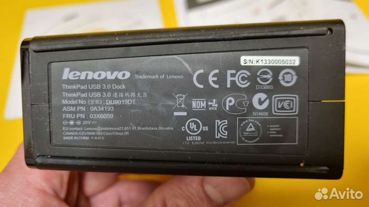 Док станция Lenovo ThinkPad USB 3.0
