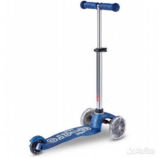 Самокат Micro Mini Micro Deluxe Galaxy Glitter LED