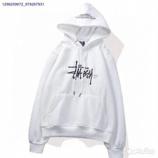 Худи Stussy белое