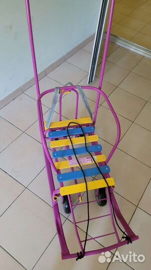 Детские санки Ника с колесами