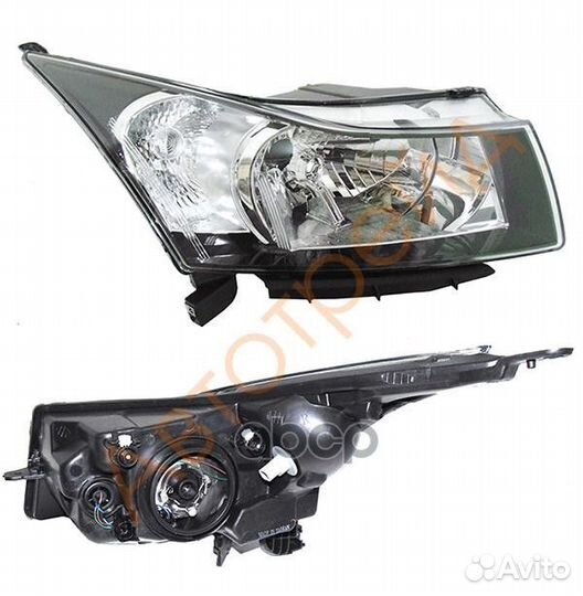 Фара chevrolet cruze 09-15 RH с электрокорректо