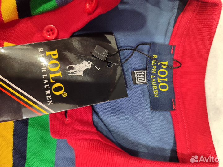 Футболка поло для мальчика 140