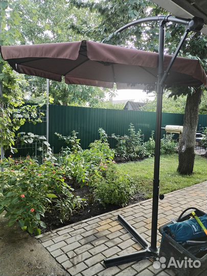 Зонт - тент выдвижной, садовый, пляжный