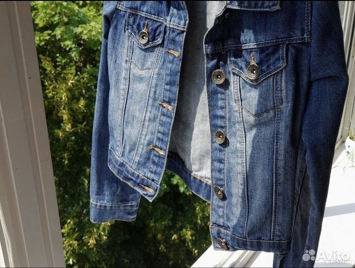 Куртка джинсовая для мальчика 128