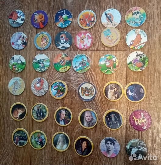 Фишки разные Pog potahontas.бетман, power rangers