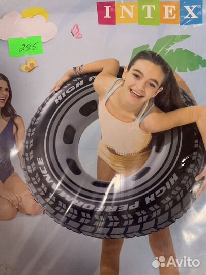 Круг для плаванья огромная шина 91 см, 9+