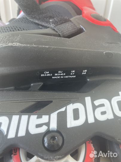 Ролики rollerblade р. 36,5-40,5