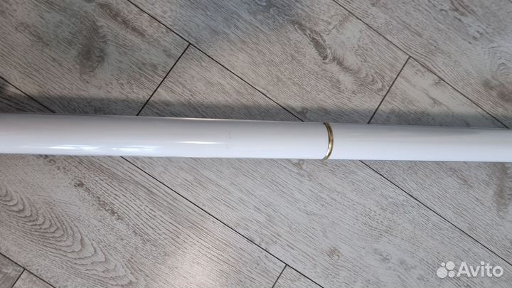 Карниз двухрядный алюминиевый 2,3м с крючками