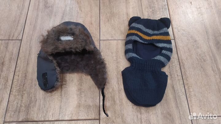 Шапка зимняя для мальчика 48-50