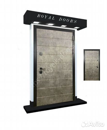 Входная металлическая дверь с терморазрывом