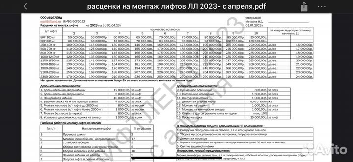 Бригада монажников по лифтам