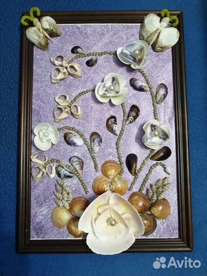 Картина из ракушек
