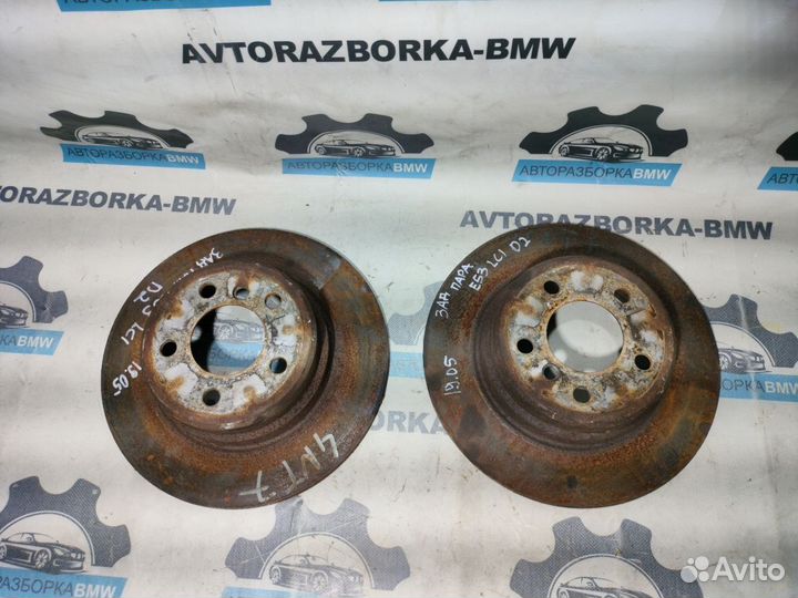 Диски тормозные задние BMW X5 E53 LCI