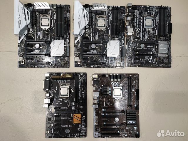 Мат.платы lga 1151+проц купить в Москве | Электроника | Авито