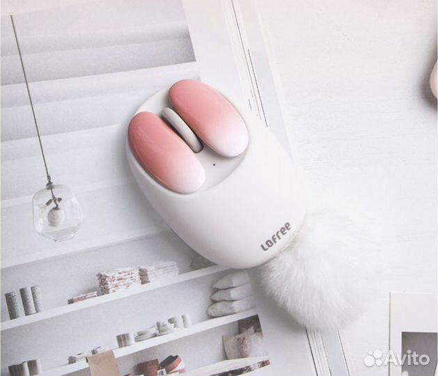 Мышь беспроводная Lofree Petal, светло-розовый