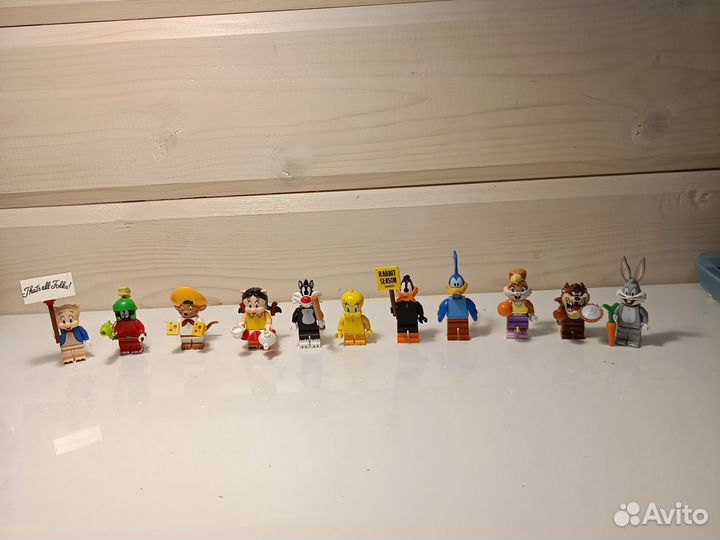 Lego looney tunes минифигурки лего луни тюнз
