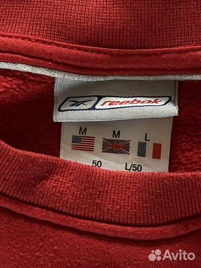 Reebok vintage (оригинал) кофта свитшот толстовка