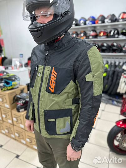 Куртка мото leatt Black