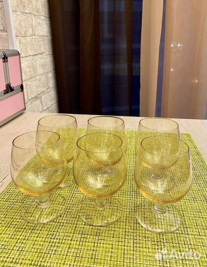 Хрустальные фужеры/рюмки/стопки/графин/стекло СССР