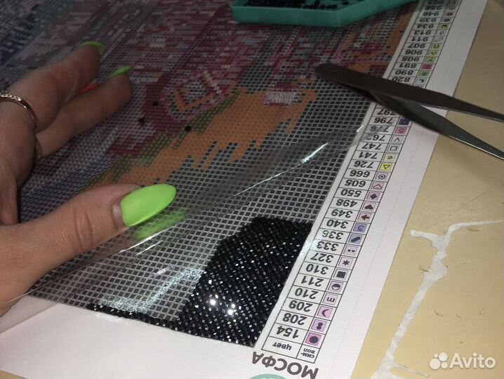 Картина стразами