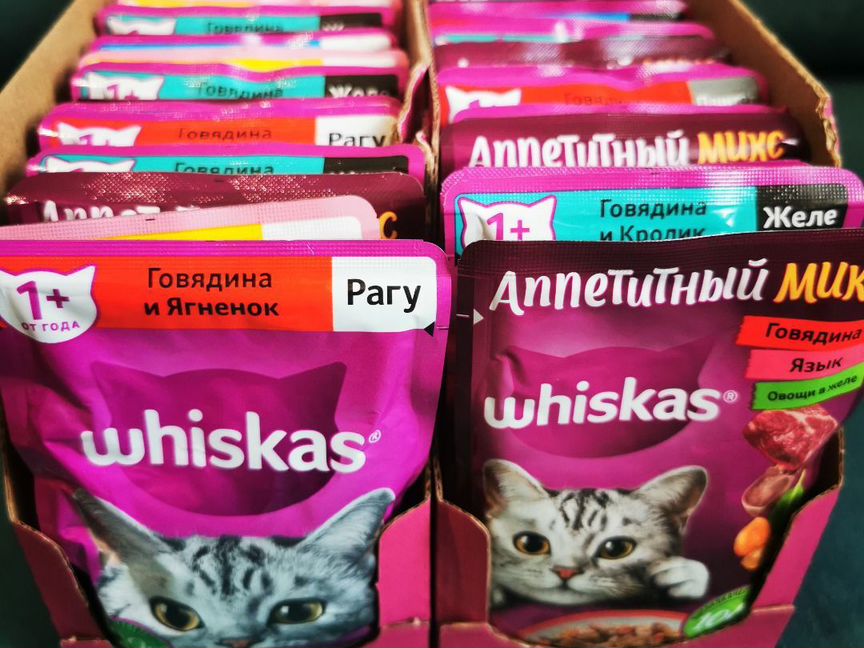 Кошачий корм влажный Whiskas