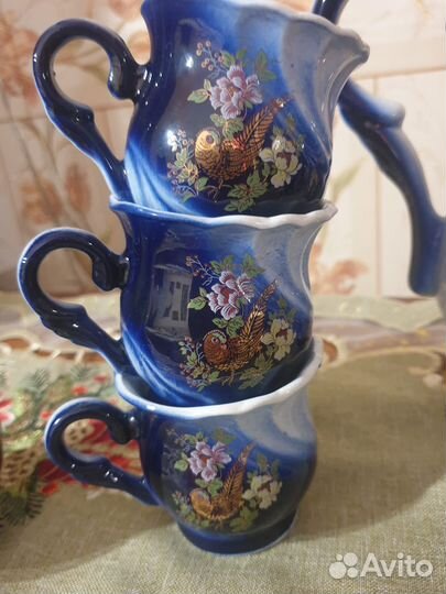 Сервис синий кобальт 12 предметов