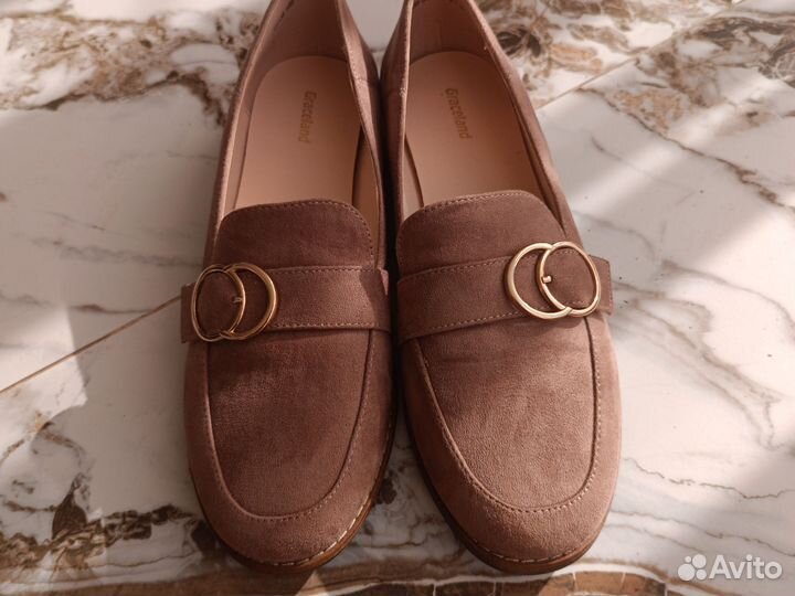 Мокасины женские 40 размер чистый замш