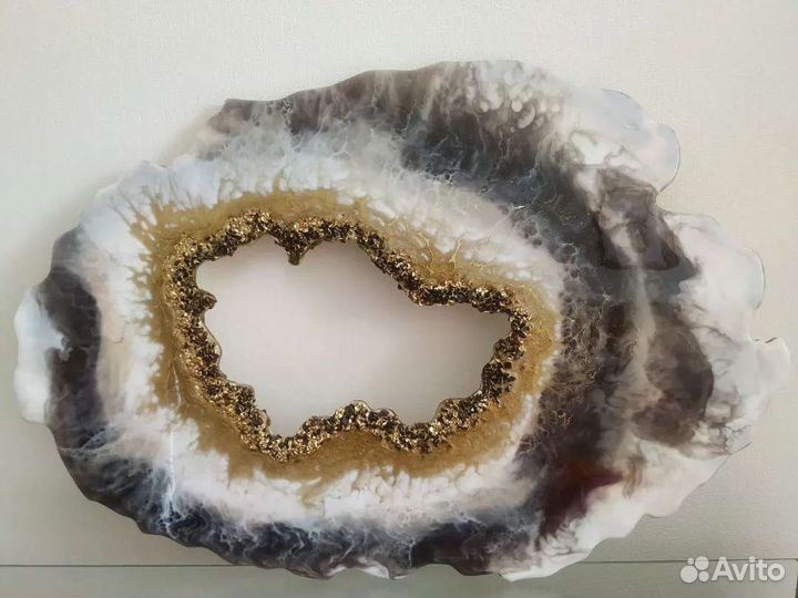 Декоративное пано - срез камня