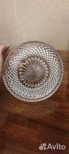 Тортница хрустальная