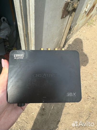 Внешняя звуковая карта creative sound blaster