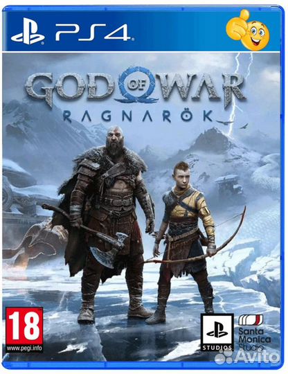 God of War Ragnarok PS4 Бог Войны, русская версия