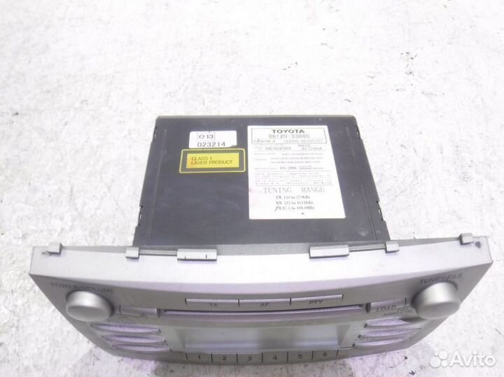 Магнитола 8612033880 Тойота