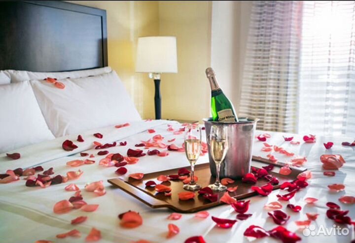 Лепестки роз живые