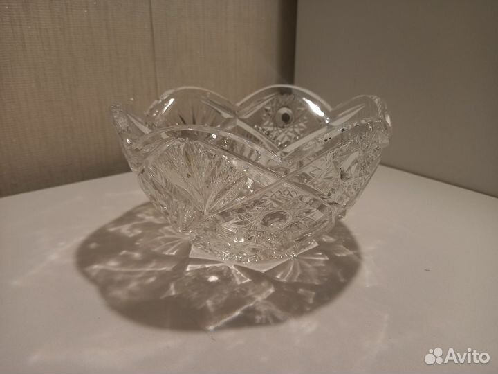 Хрустальная конфетница СССР