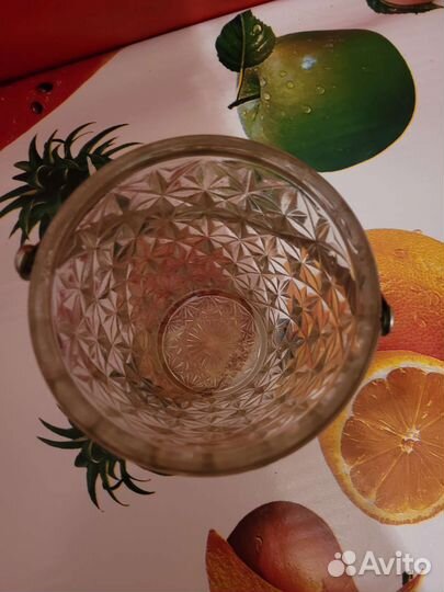 Стеклянная конфетница СССР