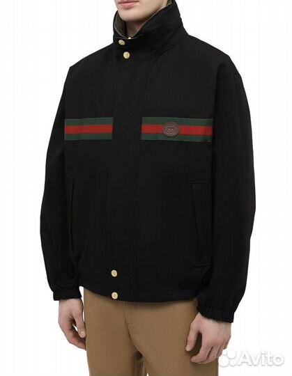 Оригинальная куртка Gucci Reversible Vintage Logo