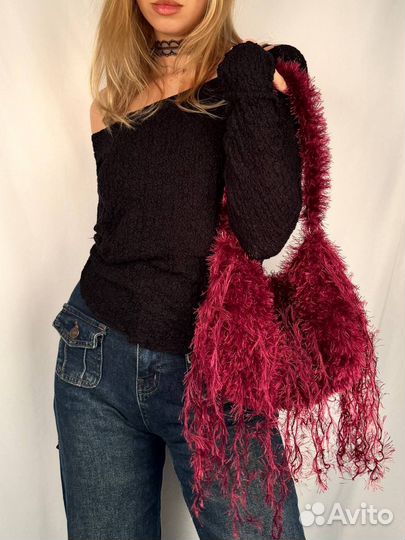 Сумка пушистая